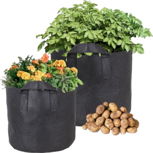 Seed Biodegradable Plant 3 Gallon Nursery Plant Pot Non-Woven Grow Bag Gardens Pots