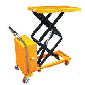 Semi electric lift table electric scissor table lifter china