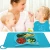 Import Set of soft waterproof silicone Baby Bib with food catcher, baby silicone bib and silicone mat from China