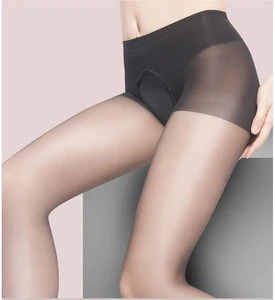 Sexy Transparent Lace Sheer Crotchless Lingerie Stockings Women Pantyhose