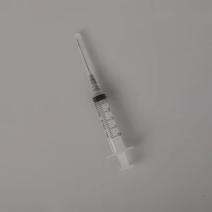 sharp needle 30 ml syringe luer lock tip used medical grade stainless steel SUS304
