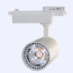 Shenzhen aglare white and black color cob led track light 15W / 20W / 30W led track spot light