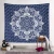 Import Shinnwa  polyester fabric blue printed boho indian mandala wall tapestry from China