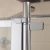 Import Shower door enclosure, 2017 hot sale 6mm Glass 180 Pivot Double Door Over Bath Shower Screen Door Pannel from China
