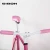 Import SIBON B0220102 700c pink aluminium alloy frame pedal and bearing fixed hub rubber color tire  lady women fixie bike fixed gear from China