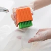 Silicone Laundry Brush Scrub Multi-use Household Cloth Washing Brush Dual-use Scrubbing Brush for Clothes Underwear