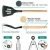 Import Silicone Wooden Handle Cooking Kitchen Utensil set 9 Acacia Wooden Utensils Set Spatula Set Kitchen Tools Gadgets from China