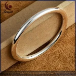Simple Design Accessories Fashion 925 Silver Imitation Jewelry Indian Bangles Wholesale (B081)