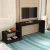 Import Simple modern cheap price melamin particle board wooden TV Stand for bar, hotel, living room, dining room, bedroom from China