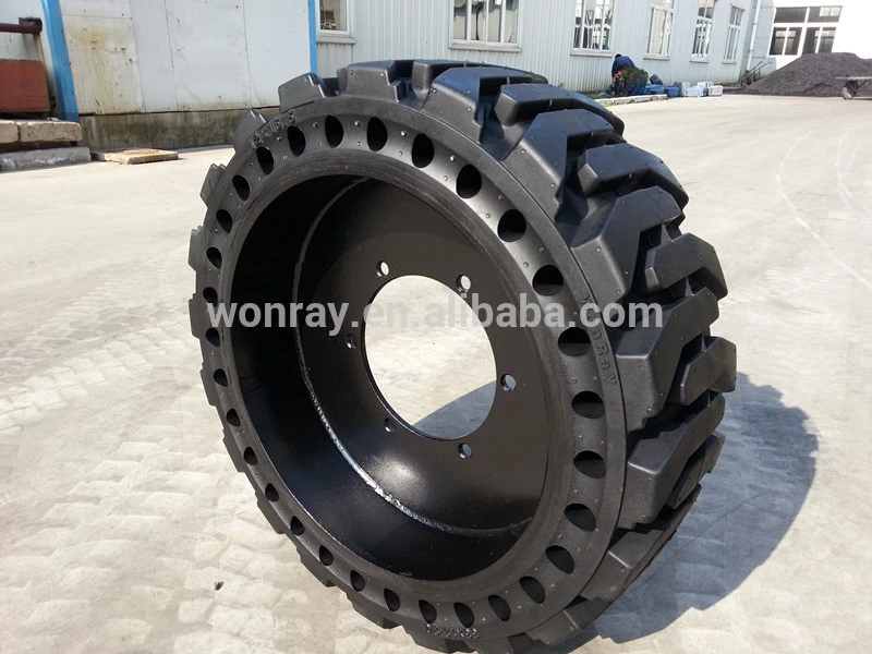 skid steer loader solid tire for bobcat attachments