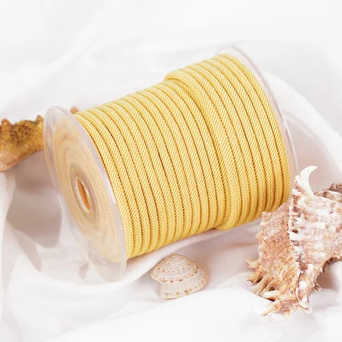 SKY 4mm Polyester Jewelry Cord ML221 Jewelry Accessories Bracelet and Necklace Material 38 Colors