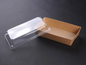 SL P173, Lovely cookie packing box , Disposable paper container, Brown Kraft paper container,