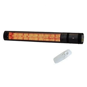 Slimline type outdoor infrared electric heater