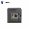 Small black steel household luxury deposit jewelry money coin home drop cash depository safe box