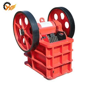 Small jaw crusher model PE 250*400 jaw crusher driven by diesel engine and motor