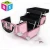 Import Small Portable foldable beauty vanity makeup cosmetic jewelry box organizer train case with trays drawers locks from China