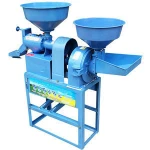 Small rice mill/husk machine 6N40 combine with 9F20 grain grinder crusher pulverizer