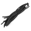Soft PVC Black 5mm Dia Cable Tubing Wire Wrap Cable Sleeve