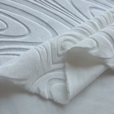 Soft Velvet Fabric for Latex Mattress Protector/ Latex Pillow Cover