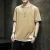 Import solid color blank round neck custom cotton oversized blank mens shirts from China