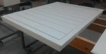 Solid surface shower tray