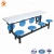 Import Space-saving folding school canteen/restaurant furniture industrial factory 8 seats dinning table from China