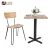 Import Square Coffee Fireproof Table Restaurant Dinning Wood Slab Table Top from China