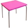Square Table with Metal Support 72x72CM