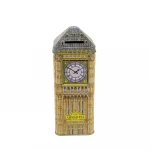 Square tin box Money box tinplate Coin bank tin can