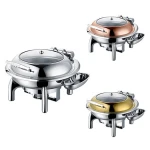 Stainless Buffet Tray With Cover Other Hotel Froid Refrigere Chaffing Dishes Food Warmer Server Electric