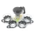 Import Stainless Steel Infuser &amp; Lid Blooming &amp; Loose Leaf Glass Teapot with 4 Tea Cup from China