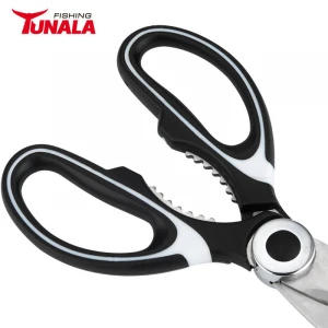 Stainless steel sharp music enjoy series of powerful chicken bone scissors large kitchen scissors household durable