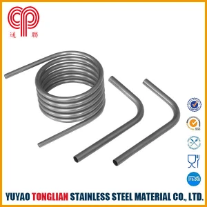 stainless steel welded pipe small condenser coil tube