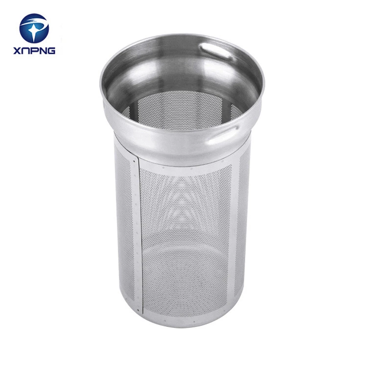 Stainless Steel Wire Mesh Cylinder Mesh Filter Stainless Steel Basket Filter Strainer