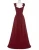 Import Starzz Wine Red Long Chiffon Prom Dresses Cheap Floor Length Wedding Bridesmaid Gown Formal Burgundy Dress ST000079-1 from China