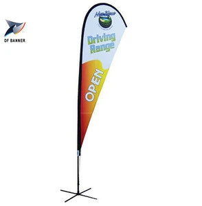 Stock images car wash beach flags pole and banner 2019 DF BANNER