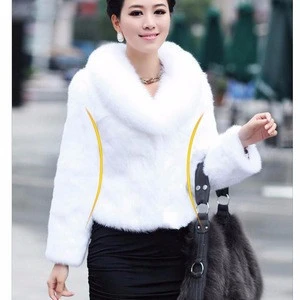 Stylish Faux Fur Coat Thicken Warm Outwear Women Winter New Fur Jacket Coat Long Sleeve White Black Plus