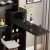 Import Stylish wine storage home furniture cabinet black wooden foldable mini bar table set from China