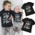 Import Summer new letter printing boy short sleeve top baby girl black t shirt from China
