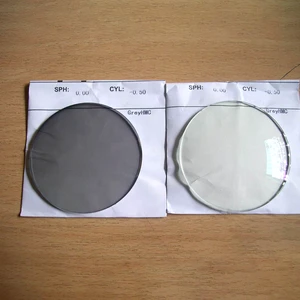 Sunglasses lens photochromic mirror coated retro glasses 1.56 photochromic lenses