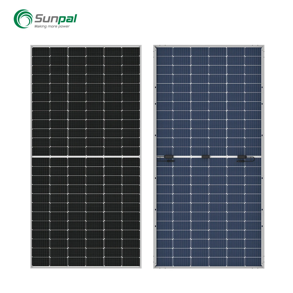 Sunpal Bifacial Solar Panel 400W 450W 500W 550W 600W 700W 1000W Mono Half Cell Photovoltaic Panels PV Module Price