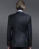 Super 130s Made to measure suit for men 100% wool blue slim fit half-canvas suit