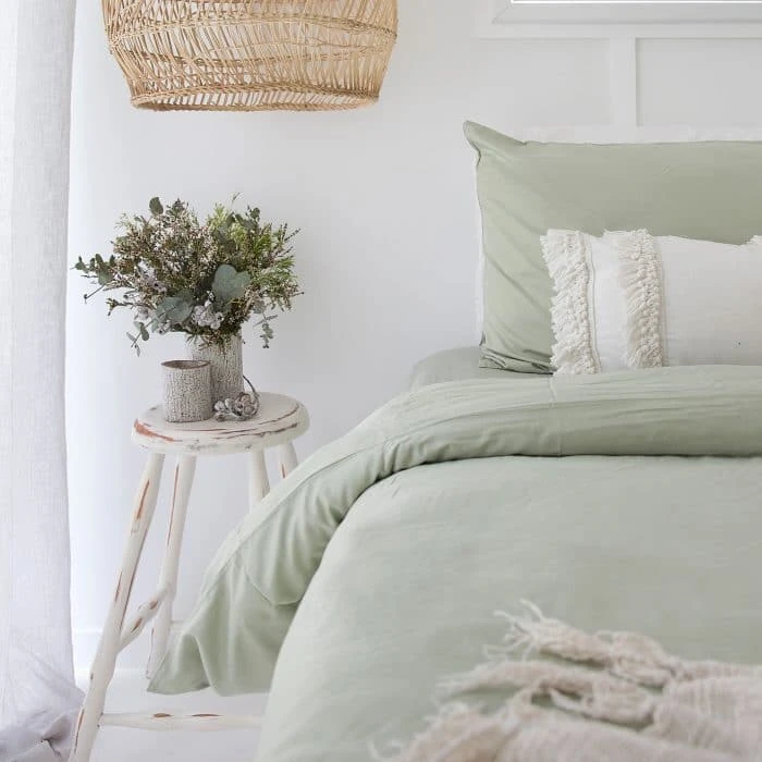 Super Soft Natural Plain Dyed Luxury 100% Lyocell Bamboo Duvet Cover Bedding Set