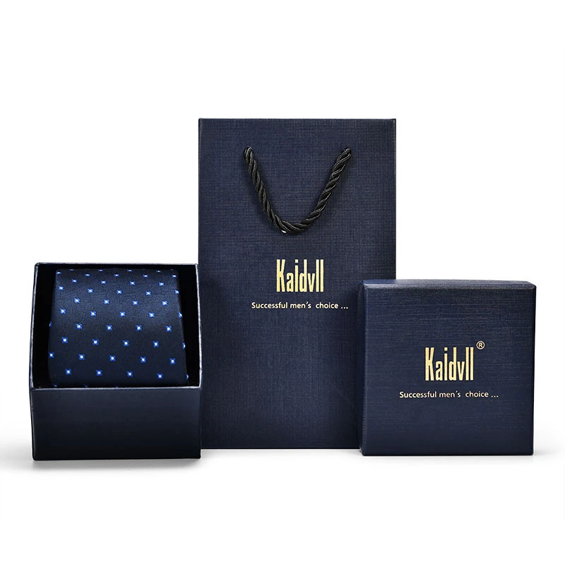 Support Custom Logo Service Silk Tie Business Silk Ties Slim Tie Necktie with Gift Box