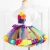 Import SX-RT6383  Princess Flower Girl Dress Summer Design Fluffy Rainbow Tutu Skirt Tutu Girls Kids Party Dress from China