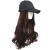 Import Synthetic Braided Long Straight Human Hair Baseball Hat Outdoor Travel Curly Wig Hats from China