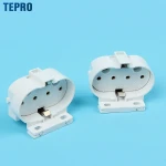 T5 H Ultraviolet Lights Lampholder 254nm 185nm Lamp Holder 2G11 Plastic Socket UV Lamp Holder