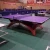Import Table tennis table rainbow leg table top thickness 25mm melamine paper film process from China