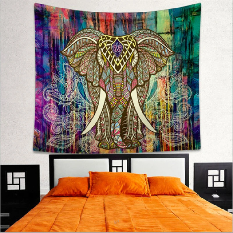 Tapestry wall hangings beach towels elephant wall hanging tapestry