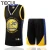Import TECUL jersey set Curry embroidered jersey suit breathable sweat-absorbent star jersey basketball uniform suit from China